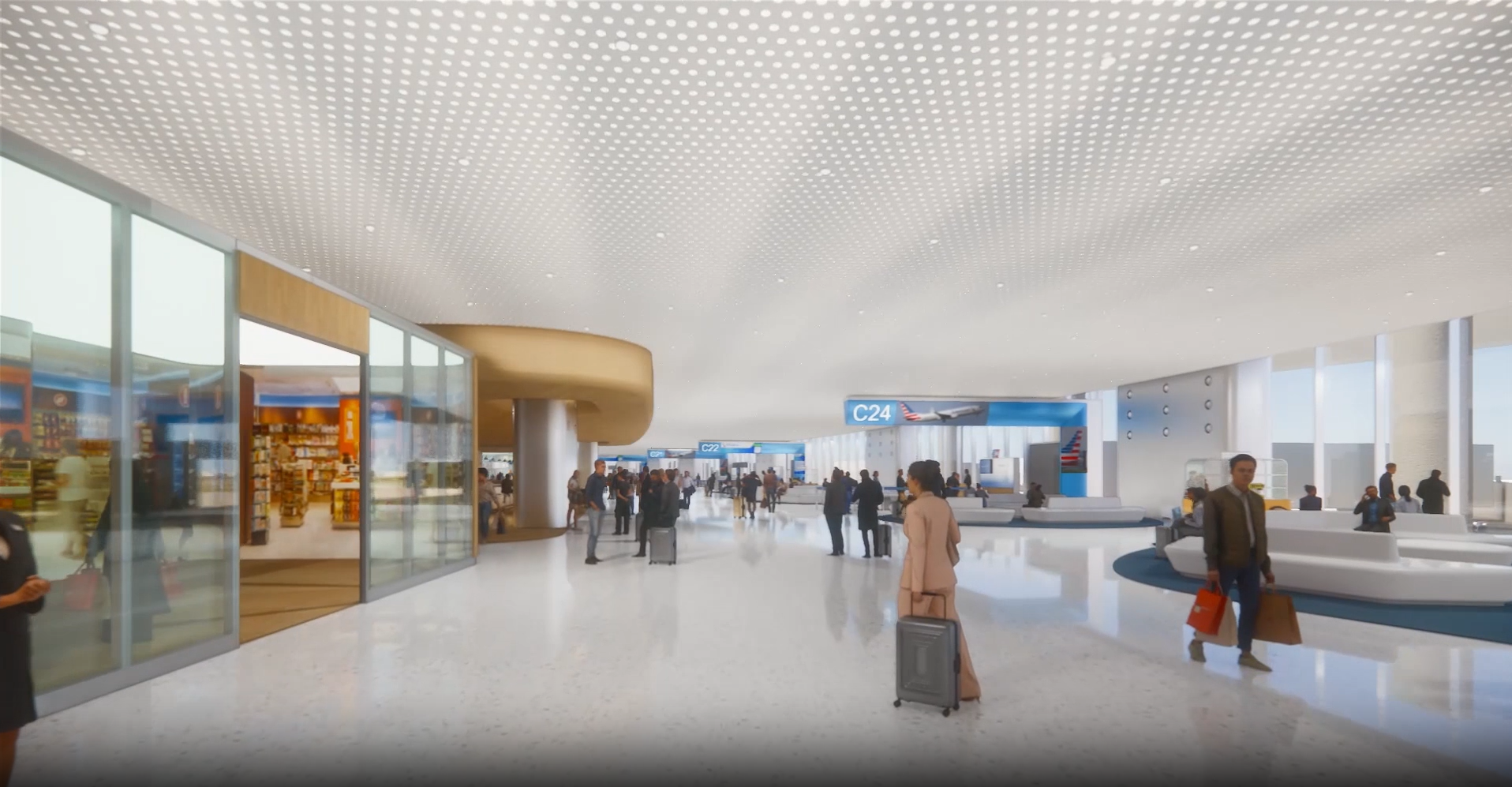 DFW’s State of the Airport 2023: Terminal F and Terminal C Renderings Unveiled