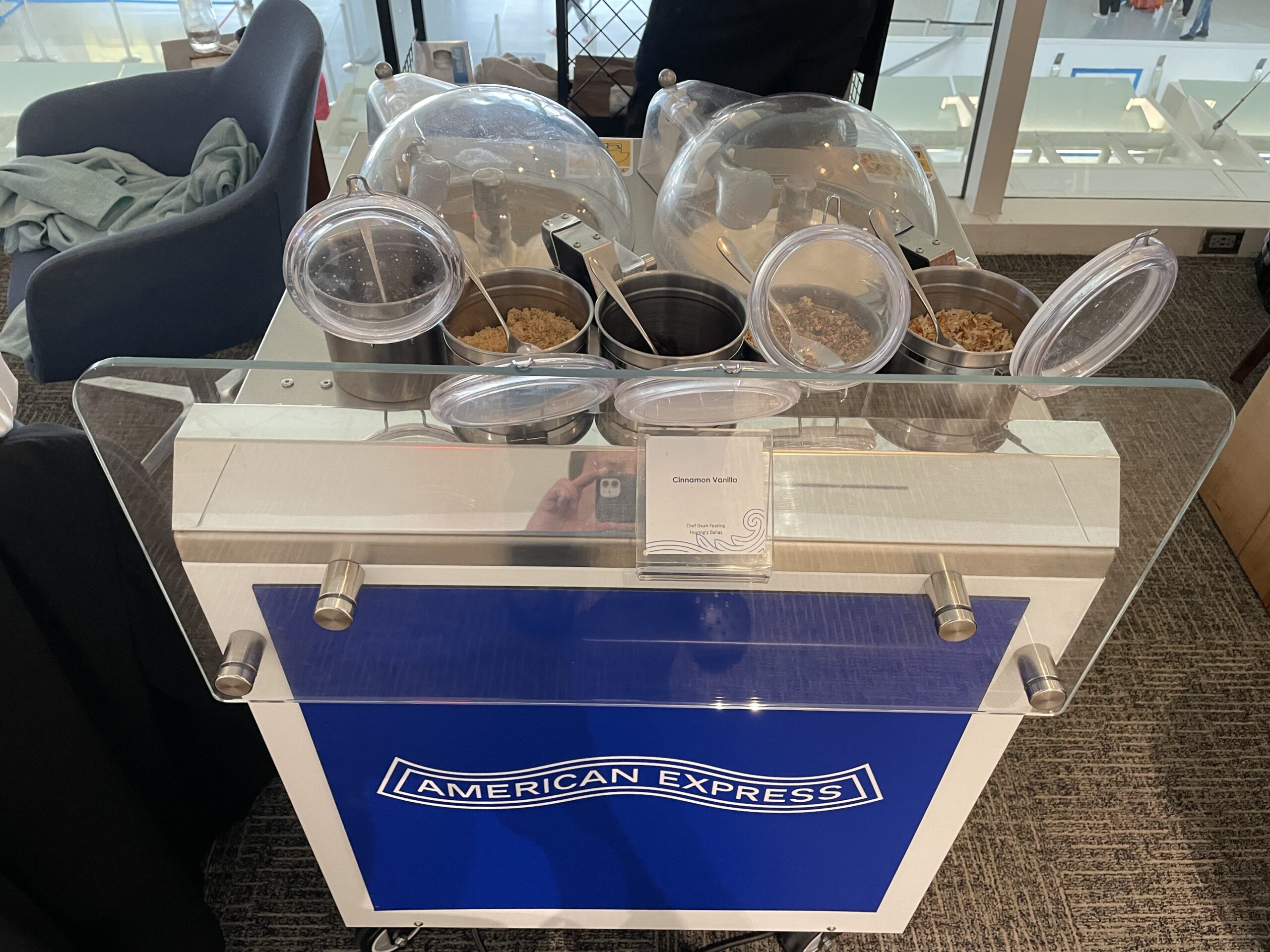 Amex Centurion Lounge at DFW Adds Homemade Ice Cream